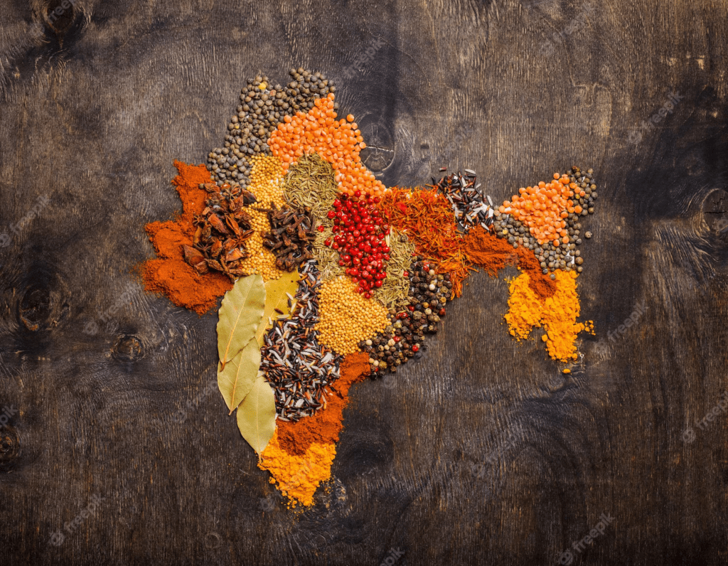 Spices market in India