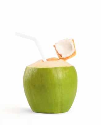 Conventional coconut water with meat
