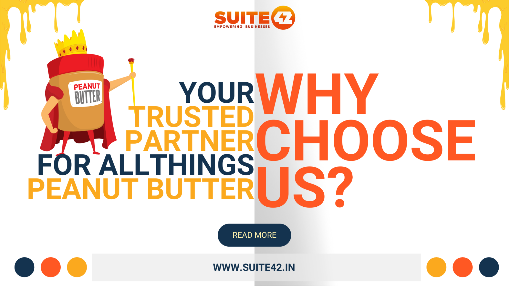 Your trusted partner for peanut butter contract manufacturing and private labelling | Suite42