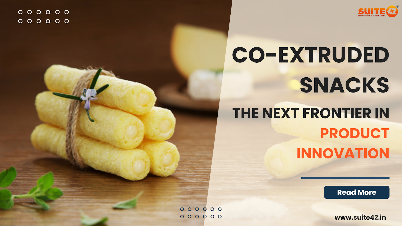 Co-Extruded Snacks: Scale Innovation with Suite42' Food Innovation Center