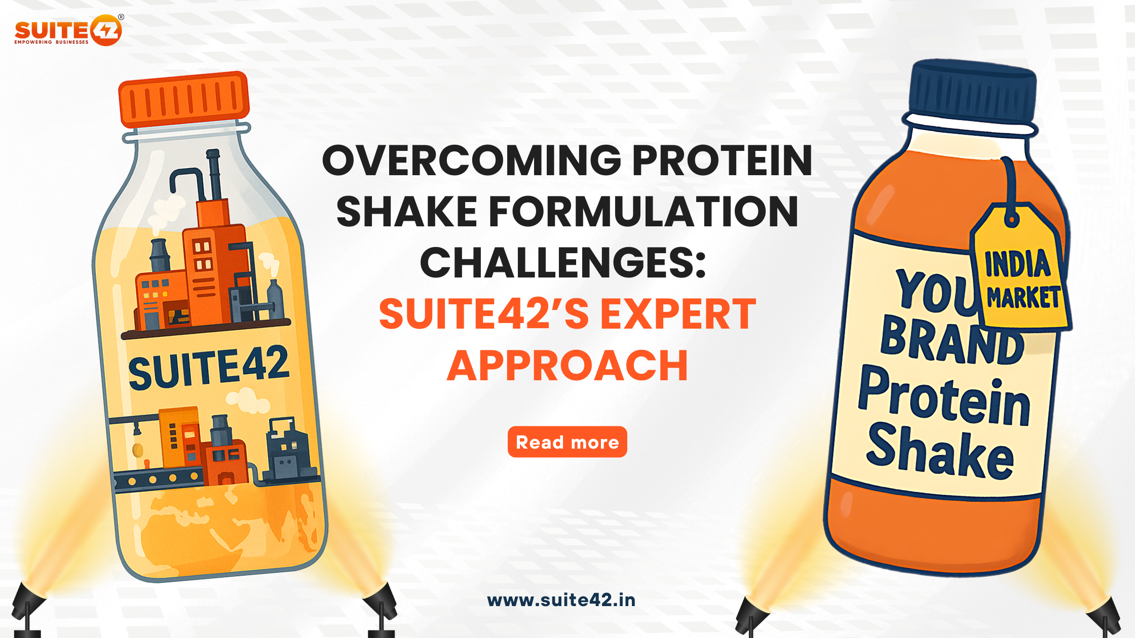 Protein Shake Development Solutions by Suite42 | Overcome Key Challenges