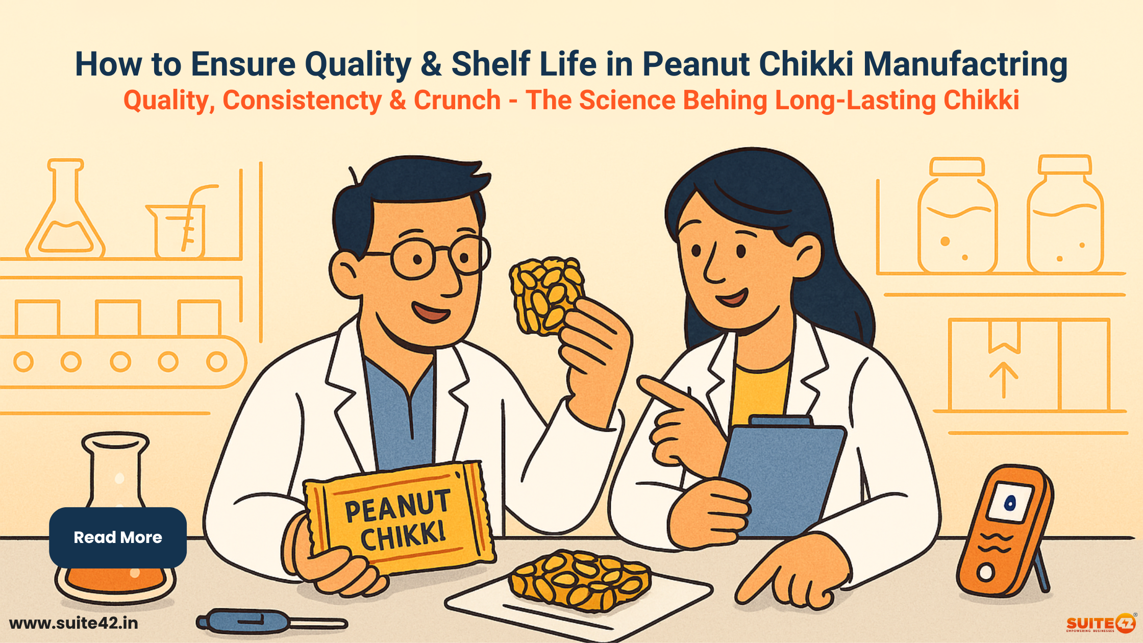 Peanut Chikki Shelf Life Quality Control in India
