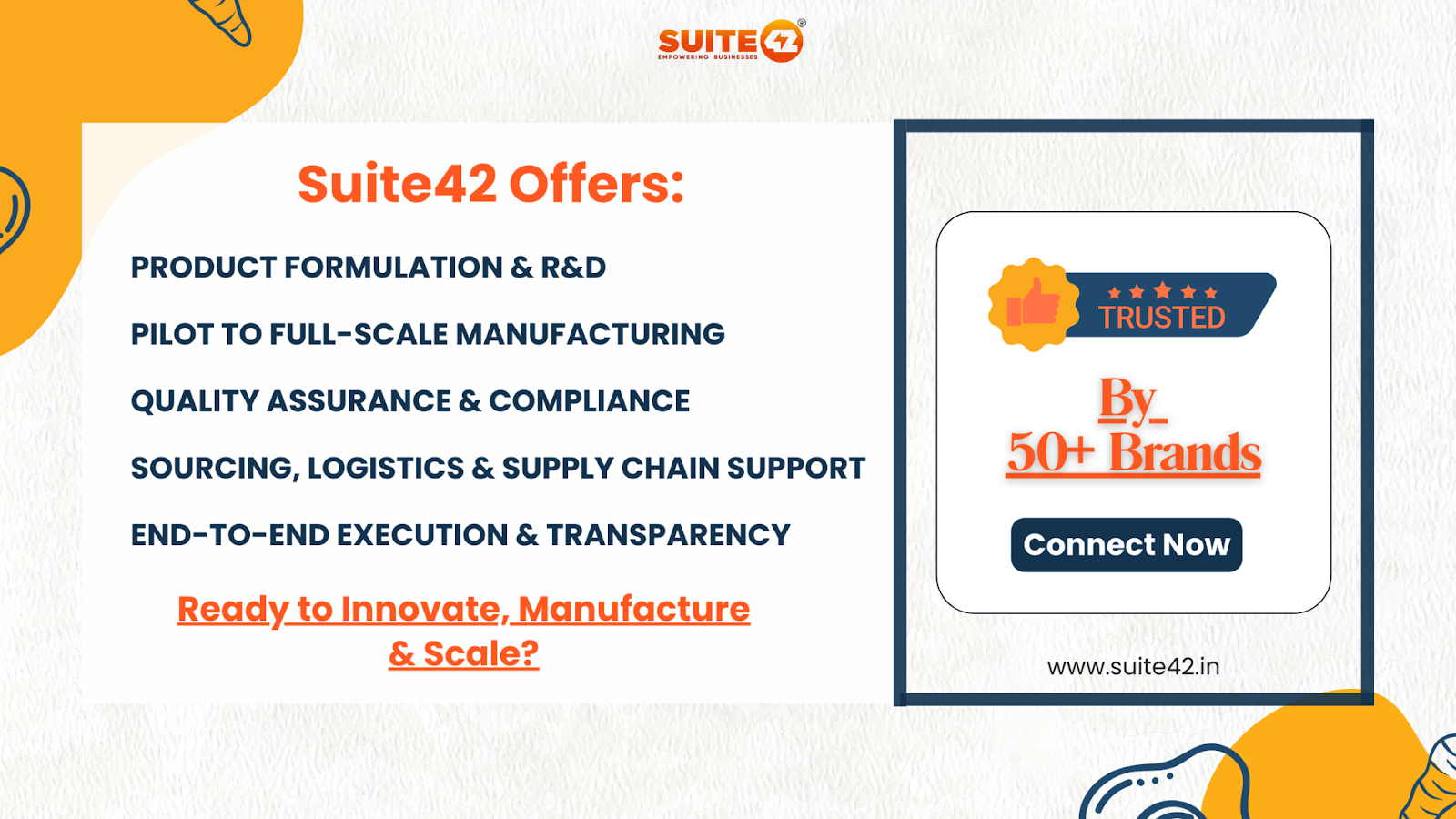 Partner with Suite42 to lead peanut chikki market in India

